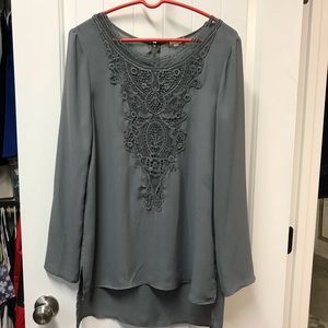 Eyeshadow tunic blouse never worn
